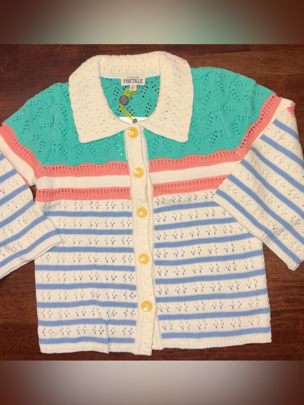 Finding Foxtale Pleasantville Charming Sweater sz 6 NWT